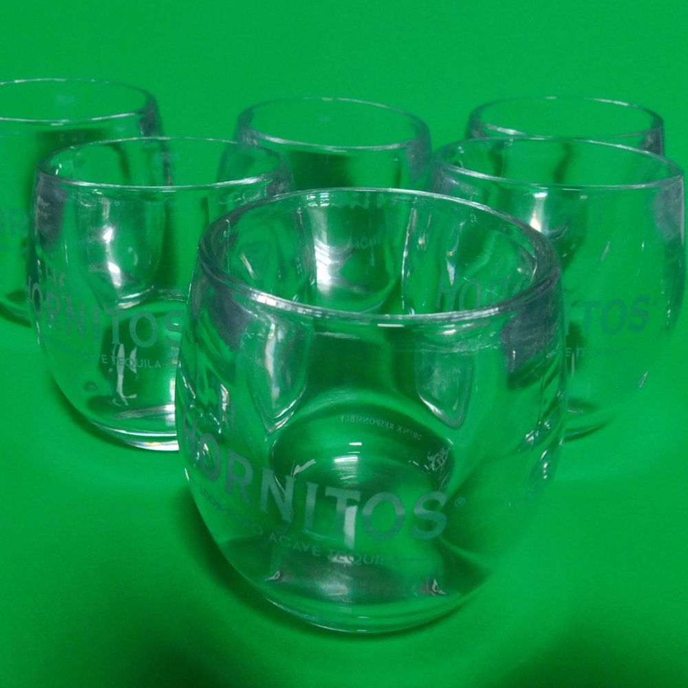 HORNITOS "100% Pure Agave Tequila" 8 OZ Glass Tumb
